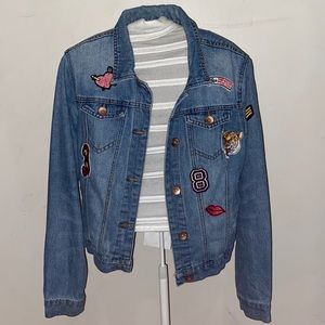 Ci sono Jean jacket with patches